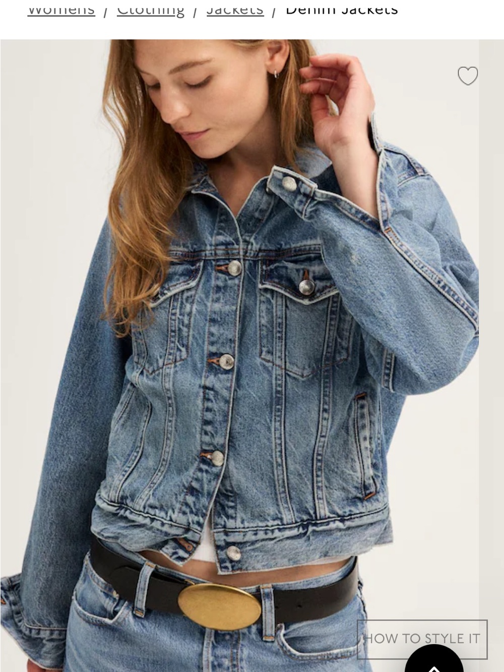 NWT Madewell Denim Trucker Jacket in Solstice Wash Sz S